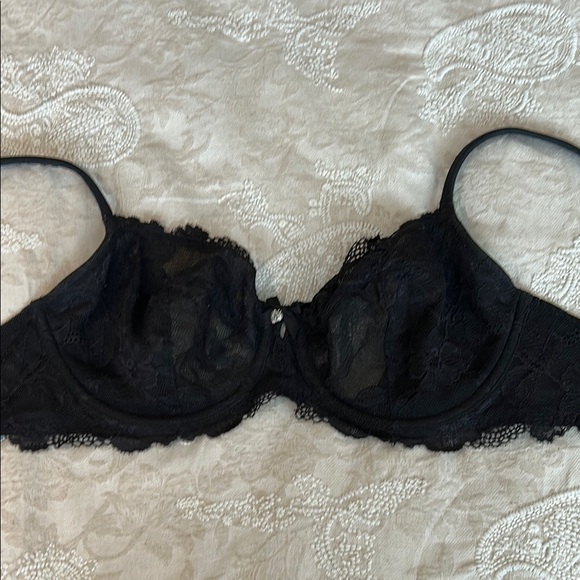 Victoria's Secret Black Lace Balconette Bra - Picture 2 of 7